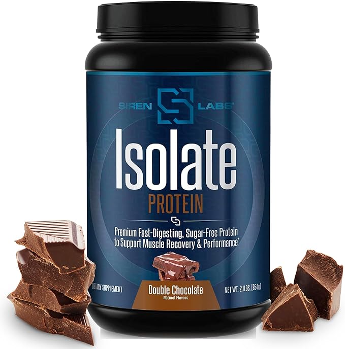 Isolate Premium Whey Protein Powder Keto Isolate and Hydrolysate with Amino Acids Including Glutamine for Lean Muscle Growth and Recovery - Decadent Chocolate (30 Servings)