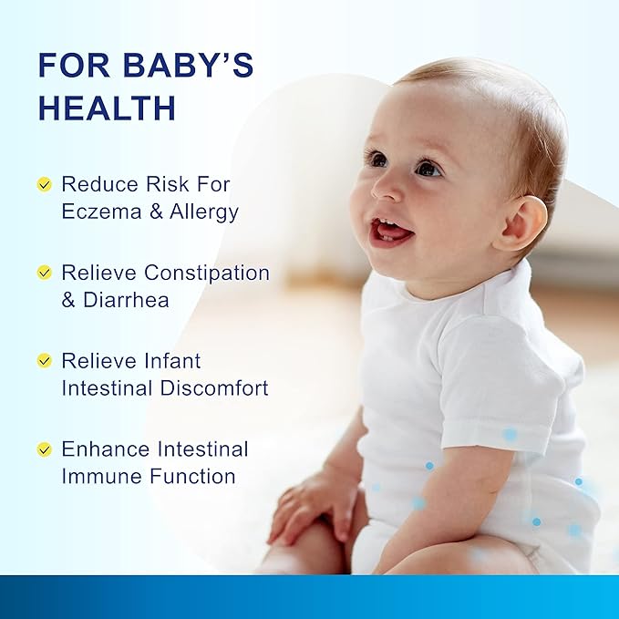 Life-Space 60 Grams for 0-36 Month Baby 7.5 Billion CFU &amp Multi Strain Balance Microflora Supports Digestive Health &amp Nutrient Absorption &amp Immunity No Refrigeration Probiotic Powder