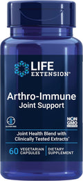 Life Extension Arthro-Immune Joint Support Curcumin Elite™ Turmeric Extract Andrographis paniculata Supports Mobility and Flexibility Vegetarian Gluten Free Non-GMO 60 Capsules