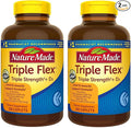 Nature Made TripleFlex Glucosamine Chondroitin and MSM - 2 Bottles 200 Caplets Each 400 Caplets Total