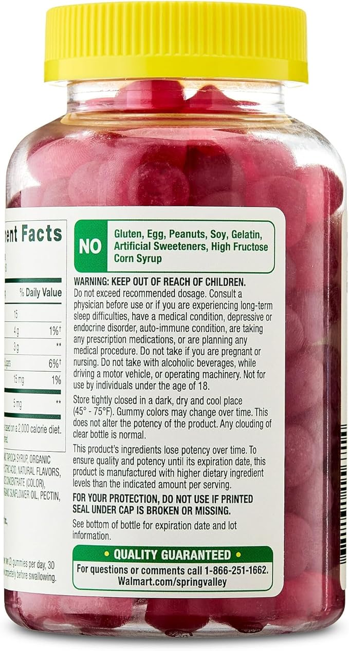 Melatonin Gummies 5mg- Strawberry Flavor Non GMO 120ct (Pack of 1) Boxed by Fusion Shop Store