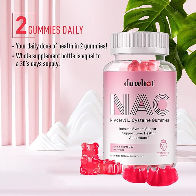NAC &amp NAD+ Gummies NAC &amp NAD Supplement for Antioxidant &amp Immune Support