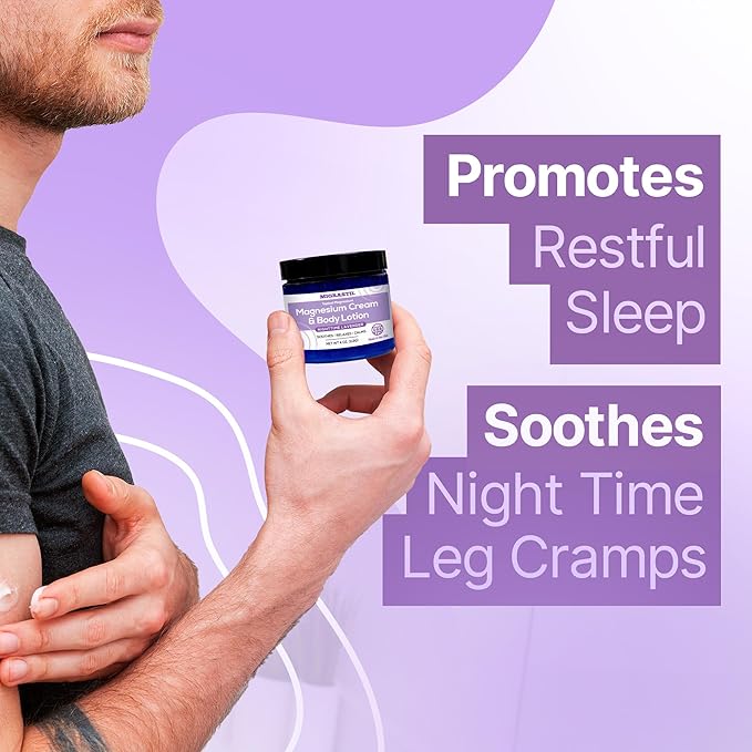 MIGRASTIL Nighttime Lavender Magnesium Cream &amp Stress Inhaler 2-Pack Bundle