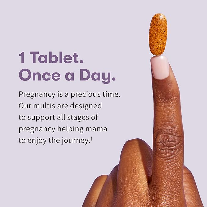 Garden of Life Organics Prenatal Vitamin: Folate for Energy &amp Healthy Fetal Development Non-constipating Iron Vitamin C B6 B12 D3 – Organic Non-GMO Gluten-Free Vegan 30 Day Supply