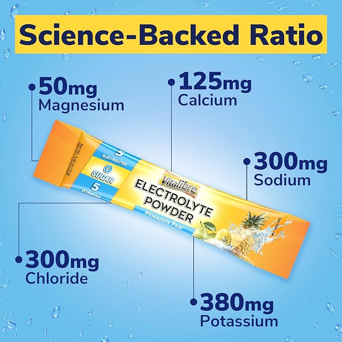 Electrolytes Powder Packets &amp Magnesium Complex Supplement 6 in 1