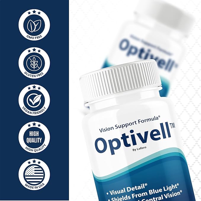 (3 Pack) Optivell Eye Capsules Optivel Pills Vitamins Eye Care Wellness Supplement Healthy Eyesight Retina Sharper Vision Support Formula Clear Eyes Ocular Comfort Health Visual Balance (180 ct)