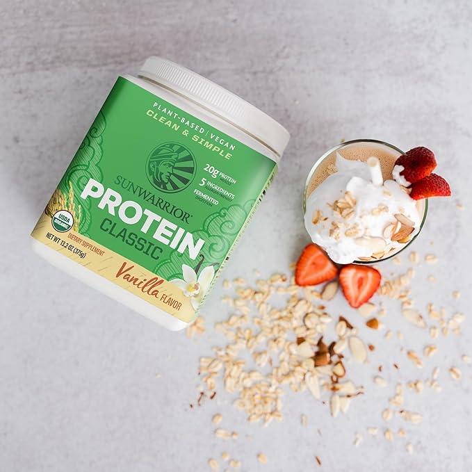 SUNWARRIOR Organic Classic Vanilla Protein 375 GR