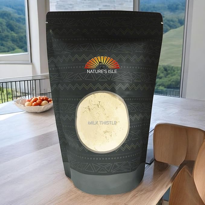 Milk Thistle Seed Powder - 1lb or 16oz - (Silybum Marianum)