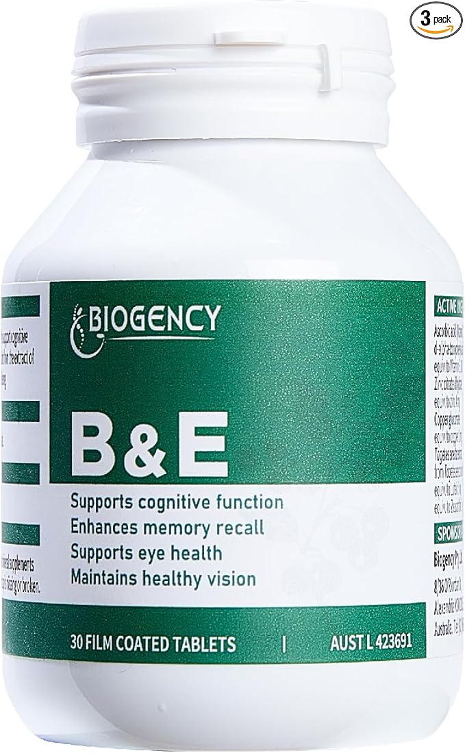B&ampE Zeaxanthin + Lutein Eye Care Vitamin Supplement - 3 Pack 30 Tablets Protects and Enhances The Overall Eyes Health Natural Ingredients Gluten-Free Vegan-Friendly for Adults and Children