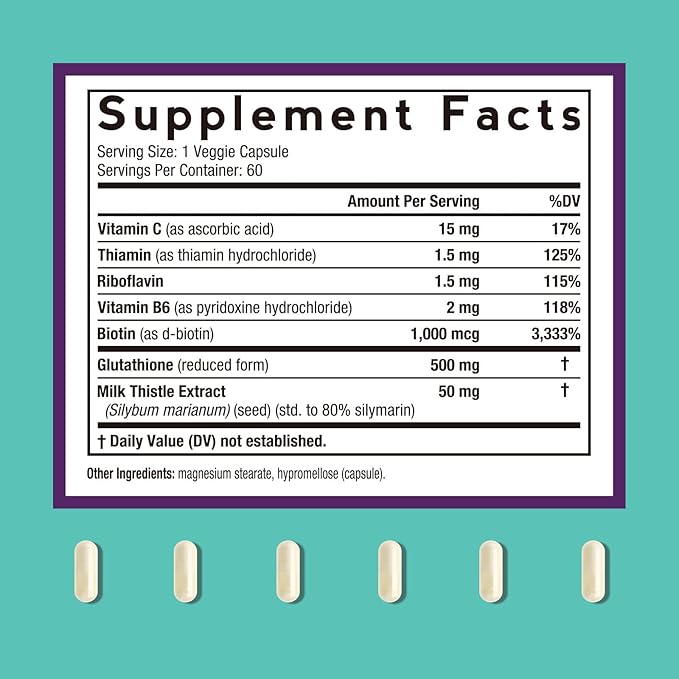 Doctor's Recipes Pair: Glutathione with Milk Thistle + Women's Probiotic 50B with Organic Cranberry 150 Caps