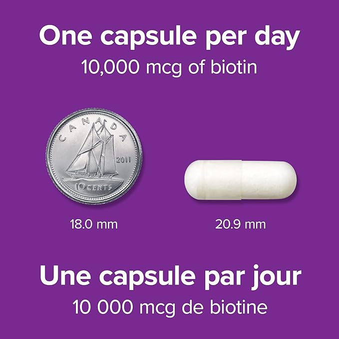 Webber Naturals Biotin Extra Strength 10000 mcg 120 Capsules