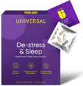De-Stress &amp Sleep Supplement - 10-in-1 Natural Sleep Aid for Adults Daily Multivitamin with Magnesium Melatonin Ashwagandha L Theanine Valerian Root Sleeping Pills for Men and Women 30 Pack