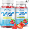 Magnesium Complex Gummies 1000mg | 12-in-1 Magnesium Complex Supplement with Glycinate Citrate Malate &amp Taurate Supports Muscle Function Bone Health Rest &amp Relaxation – Strawberry 120 Cou