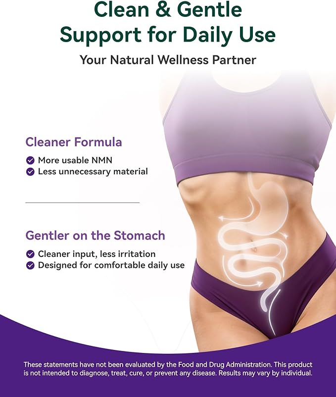 NMN Supplement 500mg 99.9% High Purity Supports NAD+ Levels &amp Cellular Energy 5-in-1 Formula with Resveratrol &amp Astaxanthin Non-GMO Gluten-Free 60 Capsules