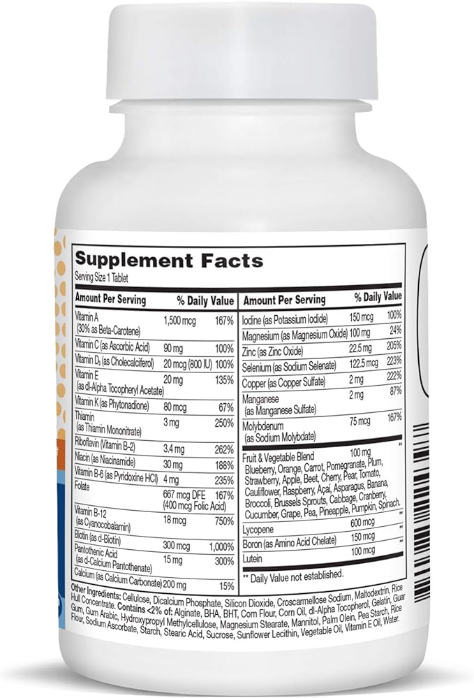21st Century Wellify Men's Energy Multivitamins with Minerals 65 Count (Pack of 2)