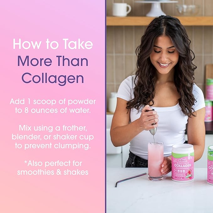 Obvi More Than Collagen Powder | Supports Healthy Hair Skin Nails Joints Gut | Grass-Fed Multi Collagen Supplement with Hyaluronic Acid Biotin Keratin | Cocoa Cereal 30 Servings
