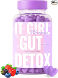 Gut Health Cleanse Detox Gummies for Women &amp Teens – Probiotics Prebiotics Digestive Enzymes &amp Superfoods Greens Blend – Vegan Daily Digestive Supplement for Bloating Relief Debloat &amp G