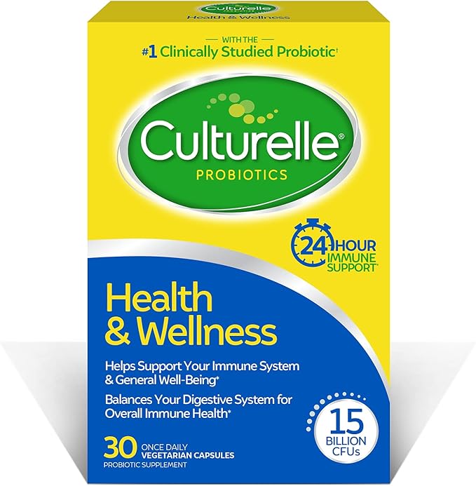 Culturelle Health &amp Wellness Daily Probiotic 30 Count &amp Kids Chewable Daily Probiotic 30 Count
