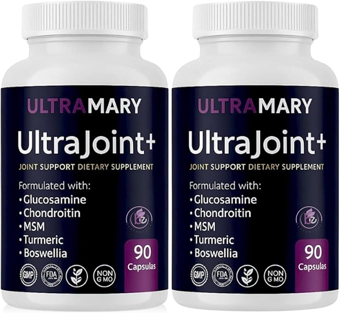 Glucosamine Chondroitin MSMJoint Support Supplement–1500 mg per ServingW/Turmeric(Curcuma)Boswellia BromelainSupports Joint ComfortMobility &amp Flexibility–Articulaciones–90 Caps(2 Pack)Bexperts