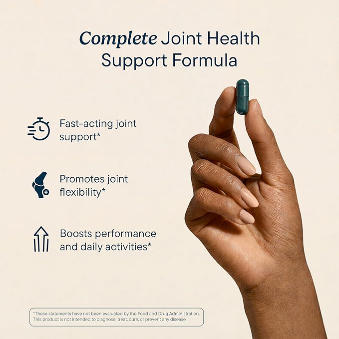 Santo Remedio Articulaciones Joint Health Support Supplement Promotes Joint Comfort Mobility &amp Function Clinically Proven TamaFlex™ Formula 60 Capsules per Jar (30 Servings) Pack of 2