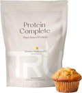 TRU Supplements Plant Based Protein Powder BCAA EAA 20g Vegan Brown Rice &amp Pea Protein 100 Calories 27 Vitamins No Artificial Flavors 25 Servings (Banana Maple Muffin)