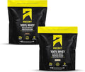 Ascent 100% Whey Native Whey Protein Blend - Clean Post Workout Recovery Digesting Zero Artificial Flavors &amp Sweeteners Gluten Free 5.5g BCAA 2.6g Leucine Vanilla 4lb + Chocolate 4lb