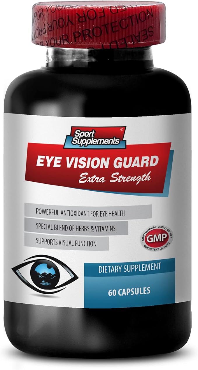 Eye Formula Lutein &amp zeaxanthin - Eye Vision Guard - Extra Strength Bilberry Supplement Eye Vitamins for Vision Bilberry Extract for Eyes Vision Support Pills Lutein with Bilberry 3B 180 Cap