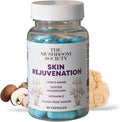 Skin Rejuvenation Supplement - Inner Skin Glow &amp Cellular Repair Formula – Lion’s Mane Oyster Vitamin E Niacin + Beta-Glucans – Antioxidant + Beauty Blend - 120 Vegan Capsules