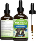 Pet Wellbeing Milk Thistle for Dogs - Organic Milk Thistle Supports Healthy Liver Function &amp Detoxification - NASC Certified &amp Vet-Formulated - 4 oz Liquid
