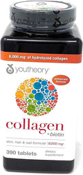 youtheory Collagen Plus Biotin 390 Tablets (5 Pack)