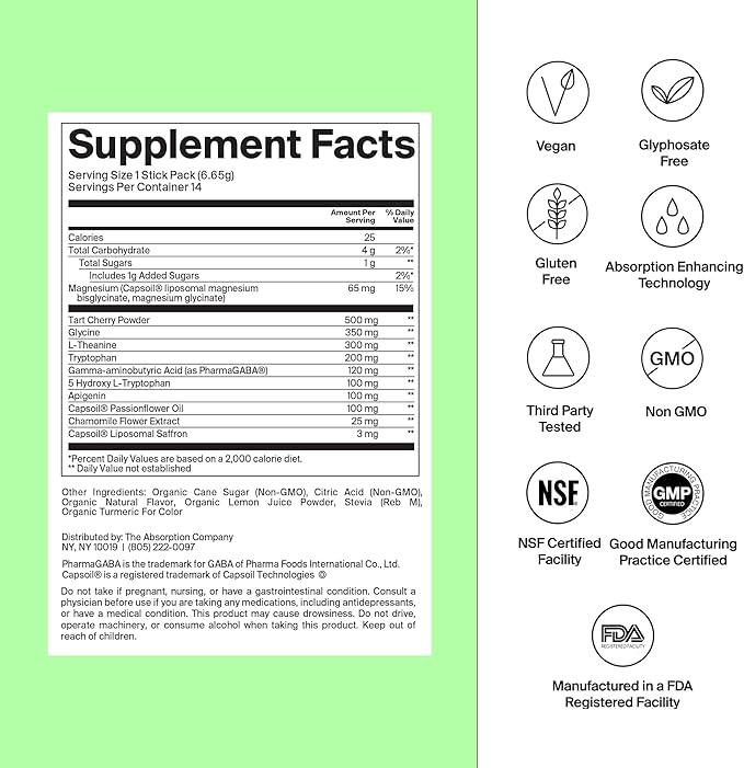 Calm Drink Mix - Supports Cortisol Regulation - Watermelon Lemonade &amp Electrolyte Powder - Workout Recovery &amp Hydration - Mango Lemonade &amp Sleep Aid Powder - Improve Sleep Quality - Chamom