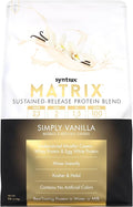Syntrax Nutrition Matrix - Sustained-Release Protein Blend Simply Vanilla 5 lbs. Real Vanilla Bean Specks