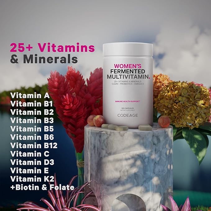 Codeage Immune Support Multivitamin for Women + Antioxidants Bundle