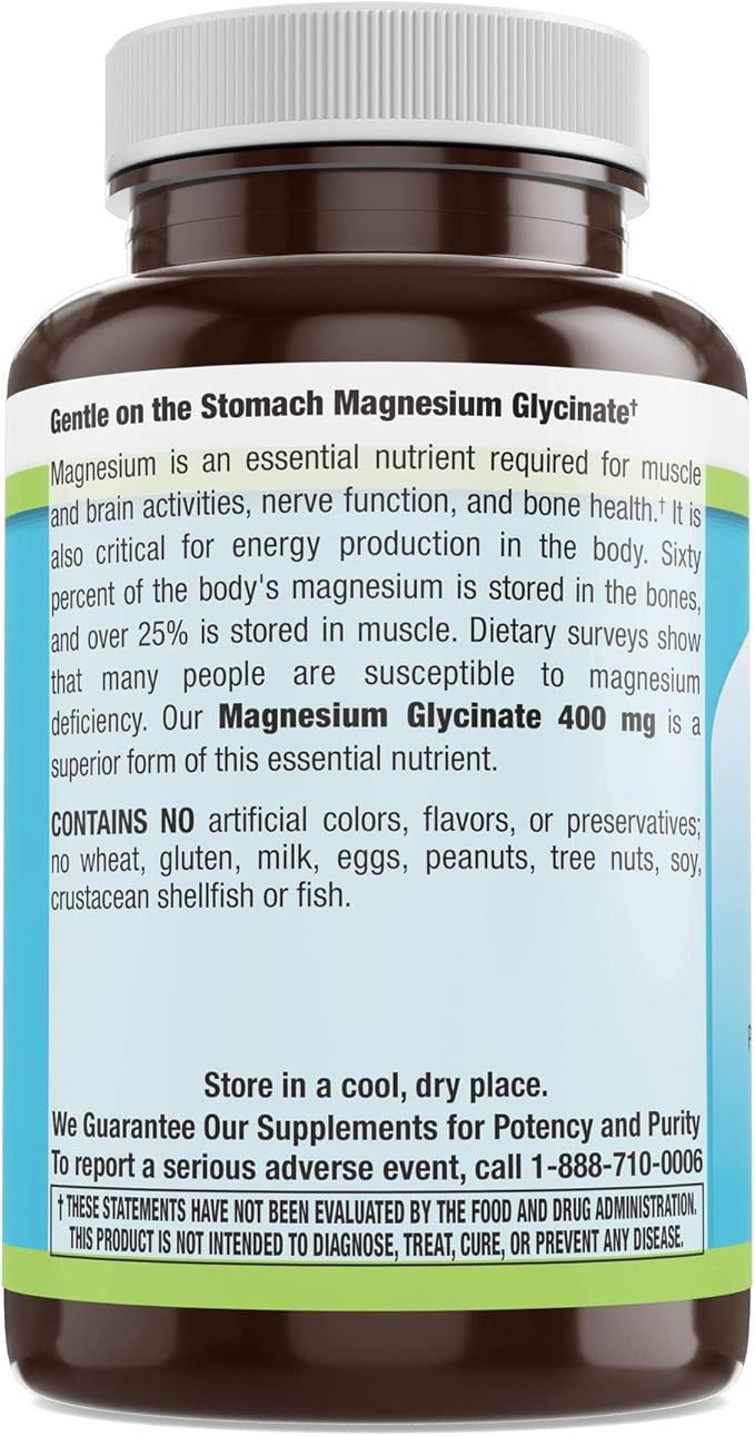 Livamed - Magnesium Glycinate 400 mg Veg Caps 90 Count