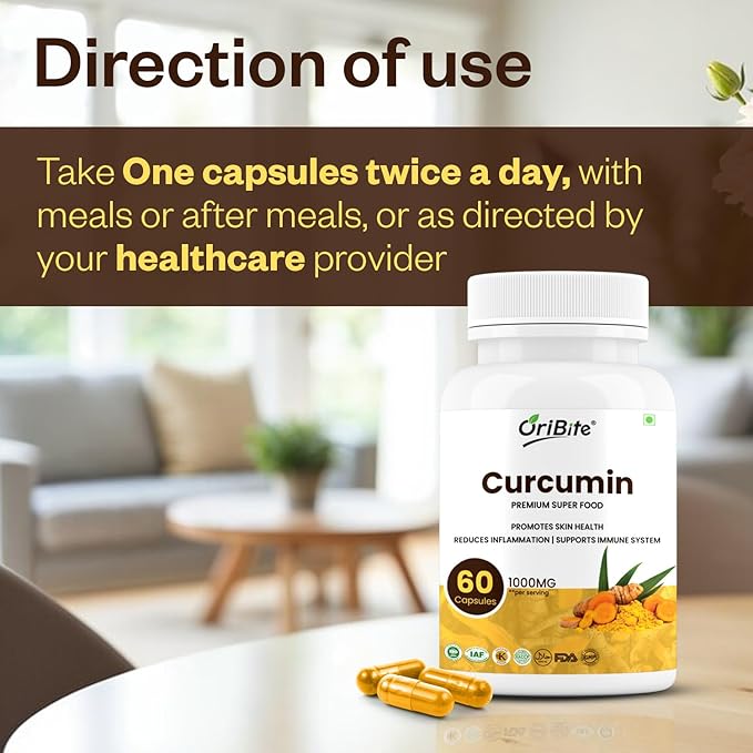 Curcumin with Black Pepper – High Absorption Turmeric Root Extract Supplement for Joint Heart &amp Immune Support – Natural Antioxidant &amp Inflammation Response Support – 60 Capsules Non-GMO