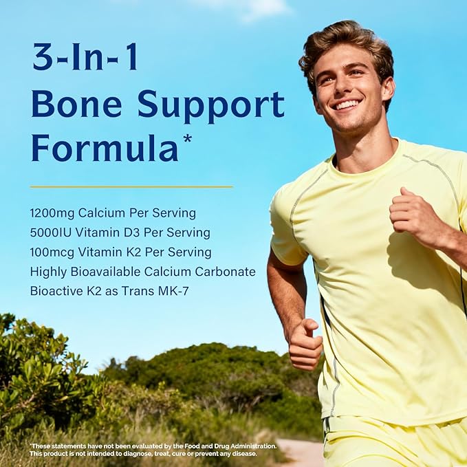 Innate Vitality Calcium 1200mg with D3 &amp K2 + Women's Probiotics 120B CFU Bundle | Bone Density &amp Feminine Flora Support with Cranberry Digestive Enzymes &amp pH Balance