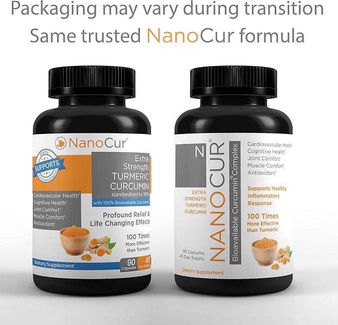 Turmeric Curcumin - 100x More Active Than Turmeric 170% More Active Than Curcumin + Black Pepper Extract. Joint Support Relief and Energy You’ll Feel. Organic Curcumin/Plant-Based Carrier.
