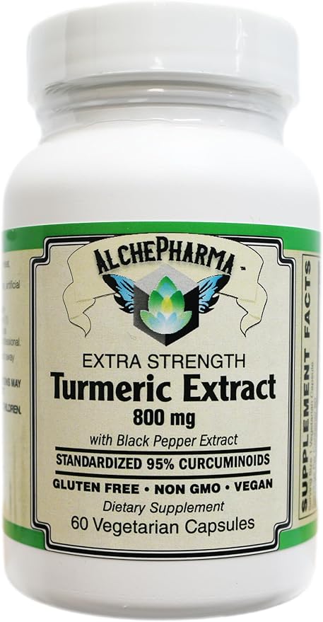 Extra Strength Turmeric 800 mg w/BioPerine (60 Veg Caps)