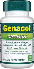 Genacol Optimum – Glucosamine Chondroitin MSM and Ultra-Hydrolyzed Collagen Tablets Maintains Healthy Joints Protects &amp Lubricate Cartilage 90 Tablets (30-Day Supply)