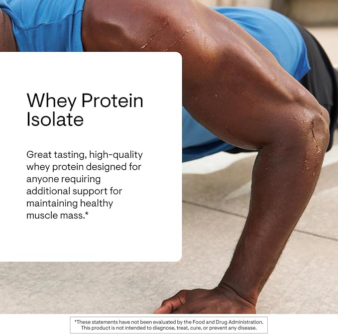 THORNE - Whey Protein Isolate - Balanced Amino Acids Profile with BCAAs - 21 Grams of Easy to Digest Whey Protein Powder - NSF Certified for Sport - Chocolate - Gluten &amp Soy-Free - 14 Packets