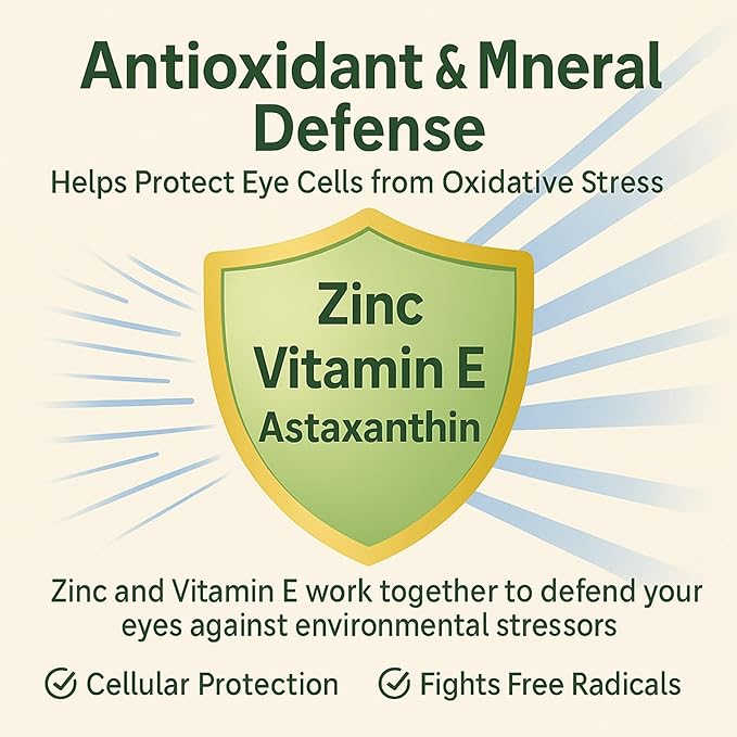 14 in 1 Advanced Eye Formula – Eye Vitamin and Mineral Supplement with Lutein Zeaxanthin Zinc &amp Bilberry Extract – Vision &amp Focus Support (2)