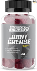 Joint Grease Glucosamine Chondroitin Gummies Joint Support Gummies with Vitamin E and Glucosamine Sulfate Immune Support Supplement for Adults Men Women Raspberry Flavor 60 Gummies