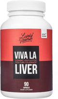 LIVELY VITAMIN CO. Viva La Liver - Improved Function - Liver Cleanse - Detox - Eliminate Toxins &amp Waste - Cognitive Brain Function - Immune Support - Mental Clarity - 90 Capsules