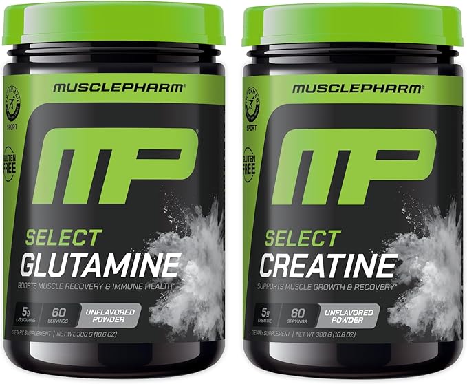 Muscle Pharm Ultra Pure Creatine Monohydrate &amp MusclePharm Pure L-Glutamine