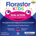 Florastor Kids Dual Action Probiotic Supplement Strengthens Kids' Digestive &amp Immune Health 60 Easy-to Mix Powder Sticks