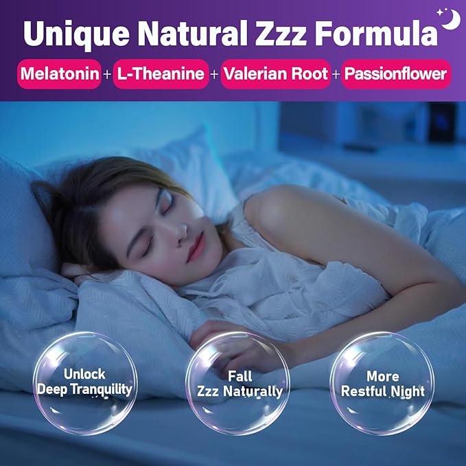 Melatonin Gummies 20mg for Adults - Maximum Strength Melatonin Gummies with L-Theanine Magnesium Omega-3 MSM D3 &amp Zinc - Non-Habit Forming Vegan Non GMO Natural Mixed Berry Flavor