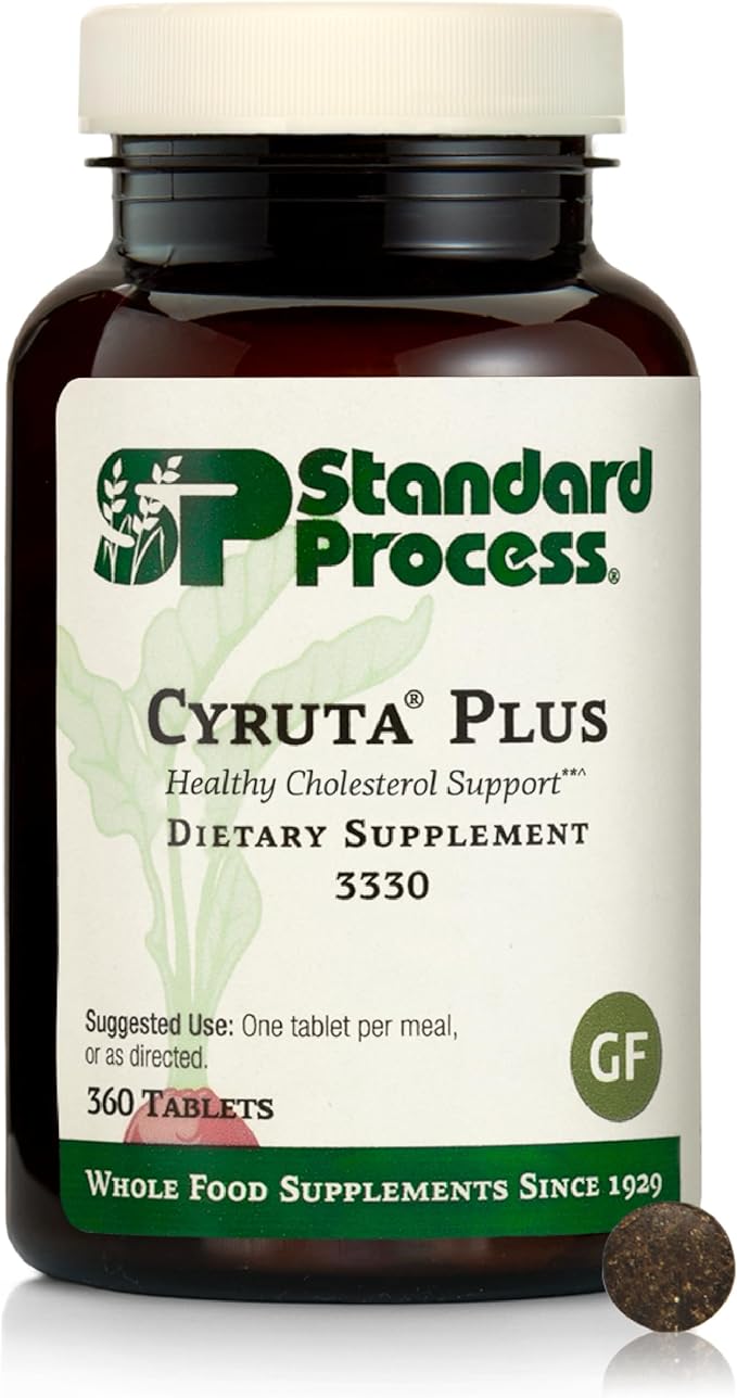 Standard Process Cyruta Plus - Capillary &amp Circulation Support - Aids Healthy Peripheral Circulation - Gluten-Free Non-Dairy &amp Non-Soy - 360 Tablets
