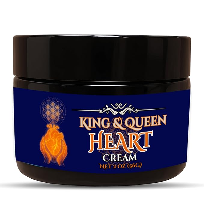 Heart Health &amp Blood Flow Support Cream – CoQ10 L-Arginine Beet Root Hawthorn | Circulation &amp Nitric Oxide | Heart 2 oz – King &amp Queen Wellness