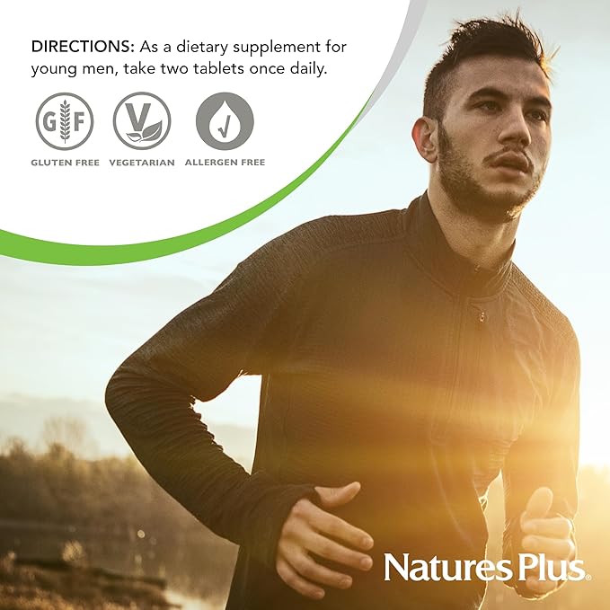 NaturesPlus Source of Life Power Teen for Him Wild Berry - 60 Chewable Tablets Pack of 2 - High Potency Teenage Multivitamin - Gluten Free Sugar Free - 60 Total Servings