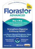 Florastor Select Pro+Pre Daily Probiotic and Prebiotic Supplement for Women and Men Boosts Good Bacteria Saccharomyces Boulardii CNCM I-745 (30 Capsules) (Pack of 1)